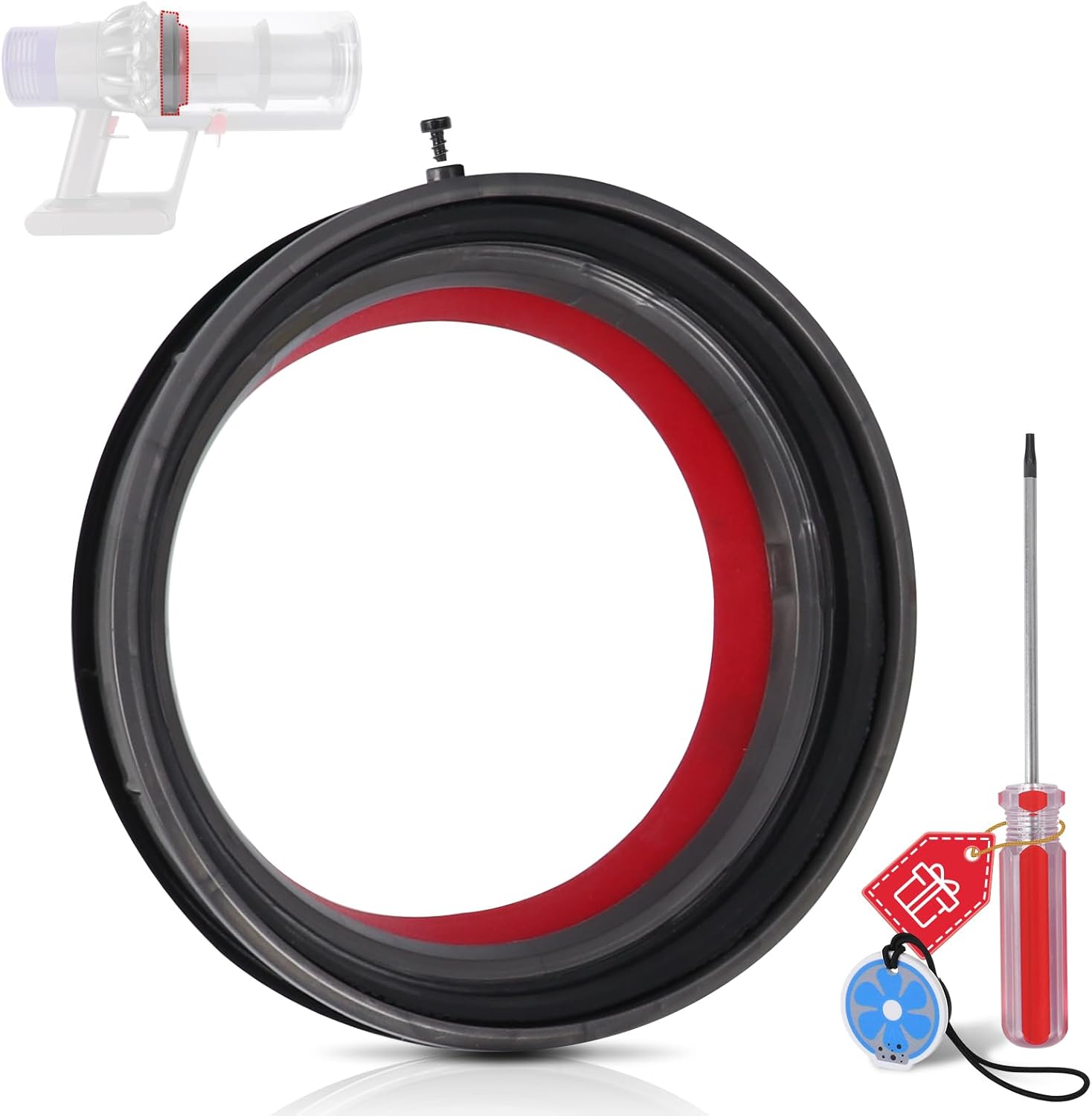 Joint D'Étanchéité Pour Aspirateur Dyson V10, Joint D'Étanchéité Pour Le Bac À Poussière Fixe De L'Aspirateur Dyson V10 Sv12, Pièces Détachées Pour L'Aspirateur Dyson V10