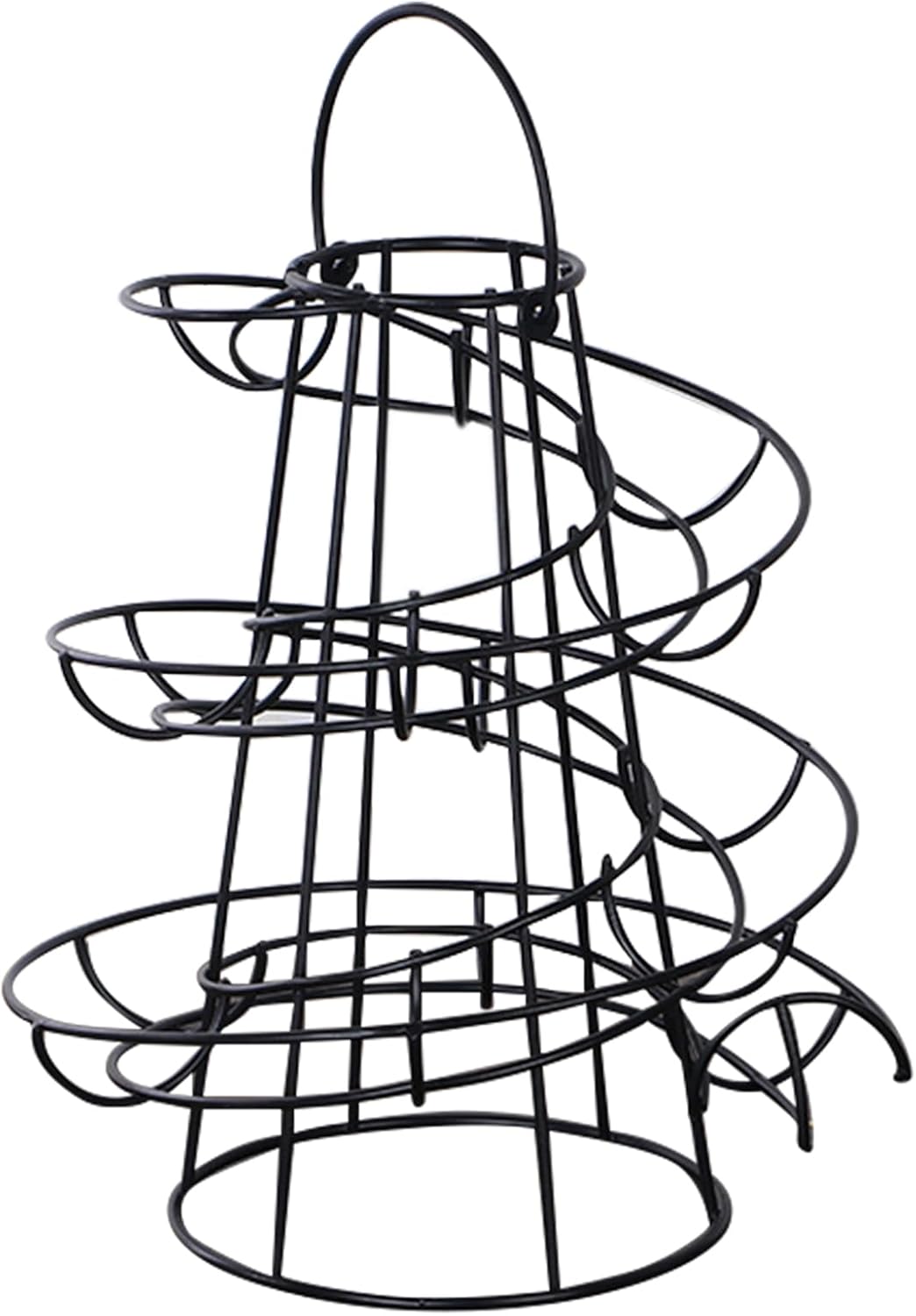 Corbeille À Œufs En Spirale Pour Cuisine, Fruits, Capacité De Rangement Jusqu'à 24