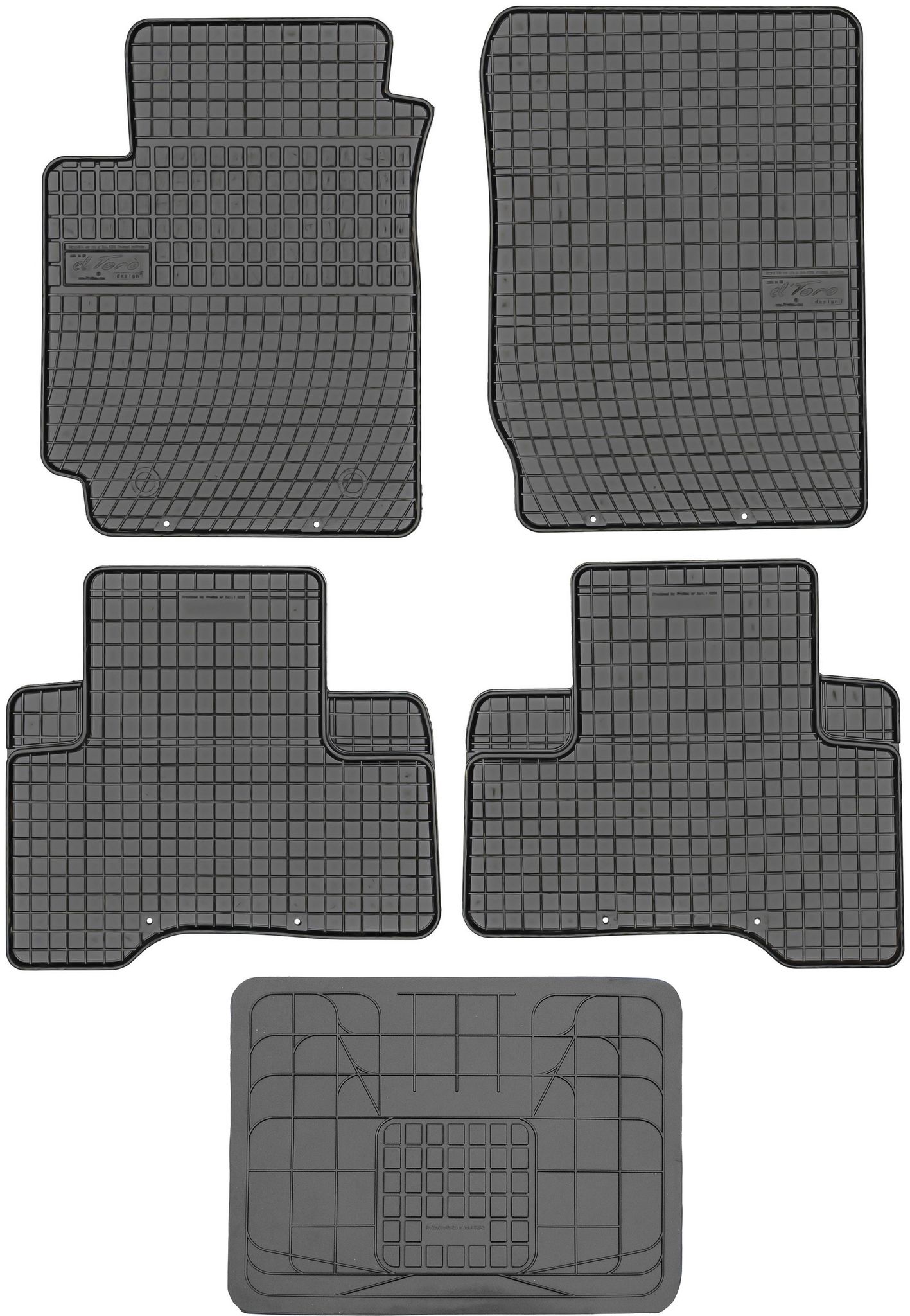 Frogum Et0601 Fußmatten + Bezug 542742 - Suzuki Grand Vitara Ii (3/5-türer) 05-14 Ohne Türstopper