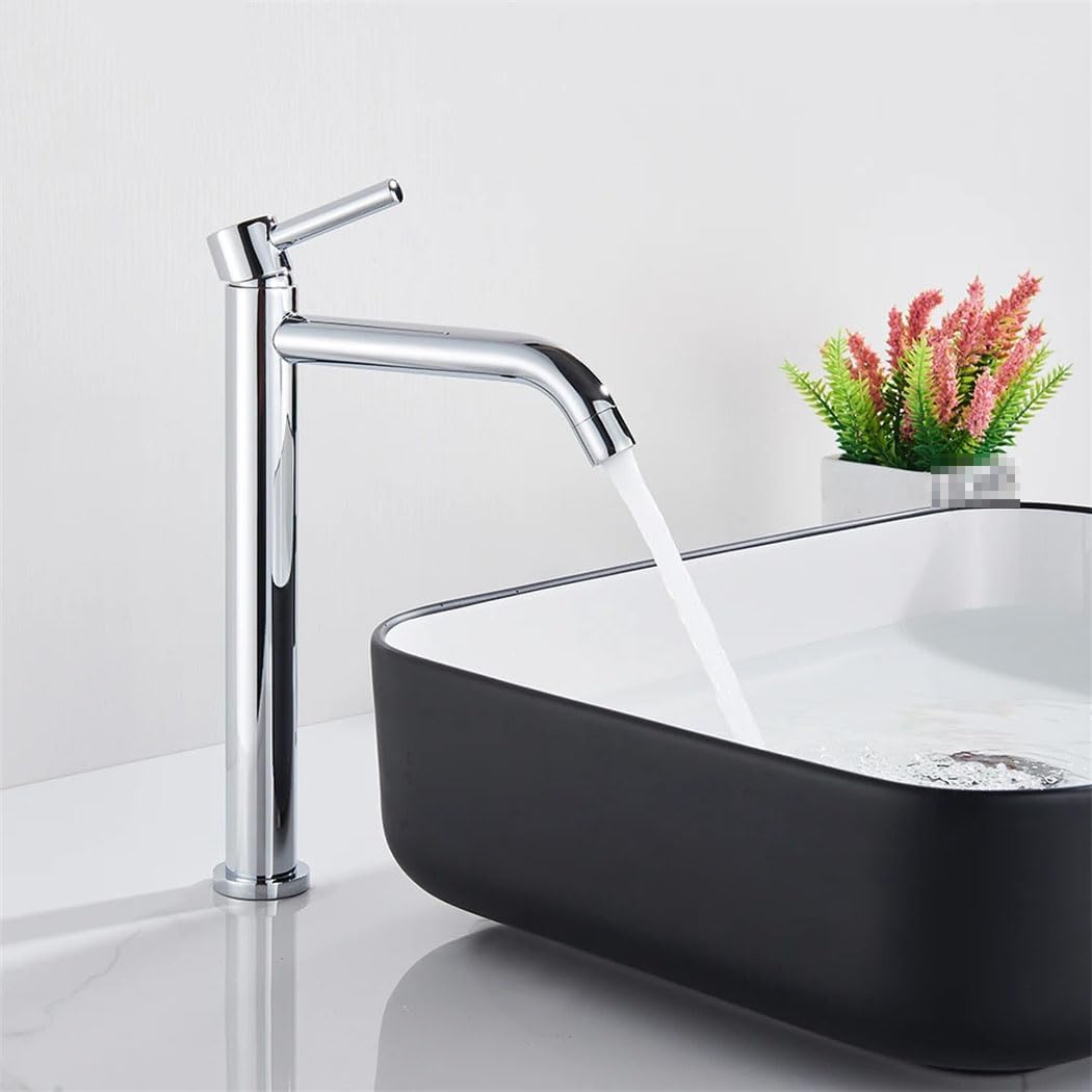 Robinet De Lavabo Noir, Robinet Mélangeur Pour Eau Chaude Et Froide, Robinet De Lavabo, Robinet En Or Brossé