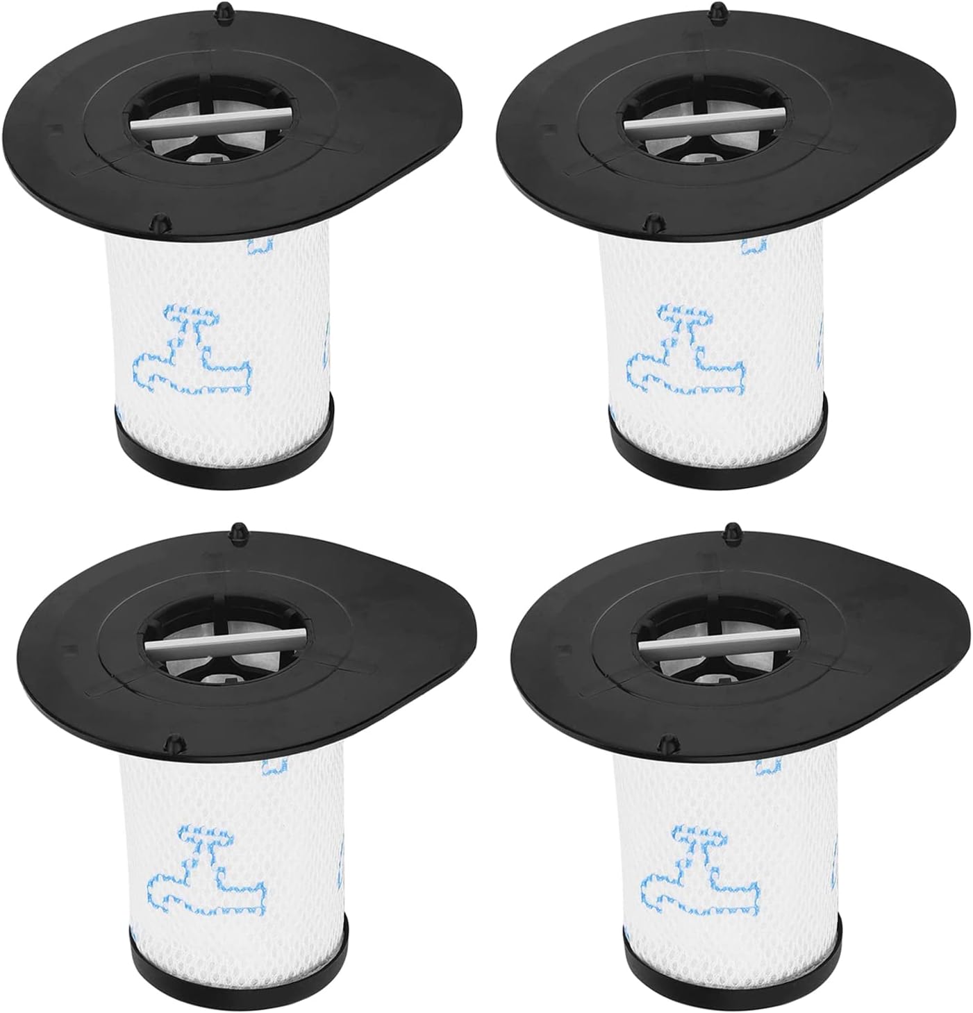 Ensemble De 4 Filtres De Rechange Pour Aspirateurs Rowenta Air Force 460 Et Air Force Flex 560 Rh92xx Rh94xx, Remplace Zr009002