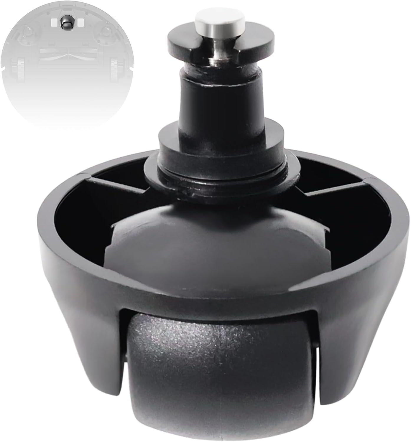 Roue Avant Silencieuse Pour Dreame D9/l20 Ultra/l40 Ultra/l10s Pro Gen2/l10s Pro Ultra Heat/l10s Pro Ultra/x40 Ultra/x40 Master/l40 Ultra Ae4/d9 Max Gen 2/l40s Ultra Ce