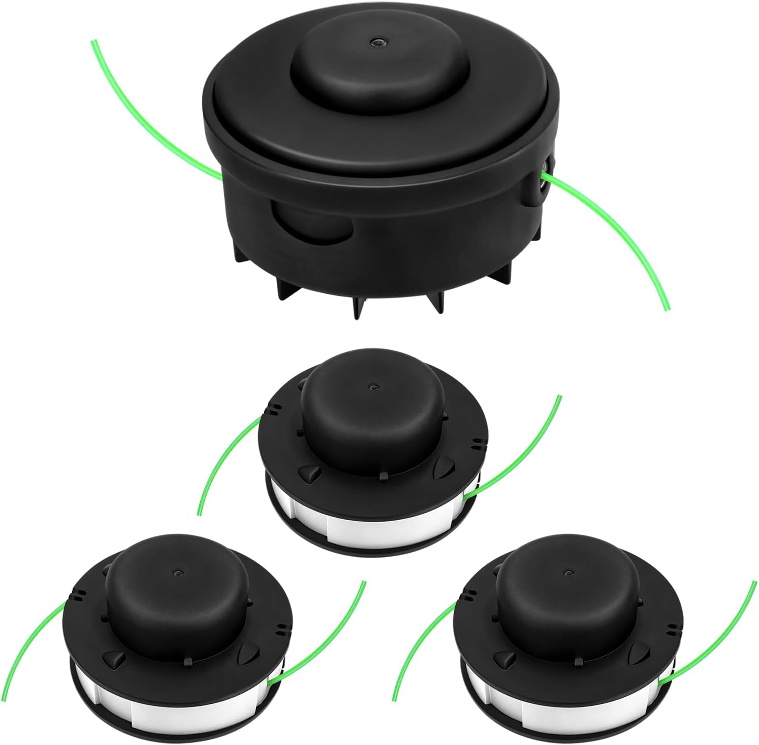 Tête De Rechange C2-2 Et Bobines Pour Débroussailleuse Stihl Fsa 56, Tête De Rechange Pour Débroussailleuse, 1 Tête De Rechange Pour Débroussailleuse, 3 Bobines De Fil