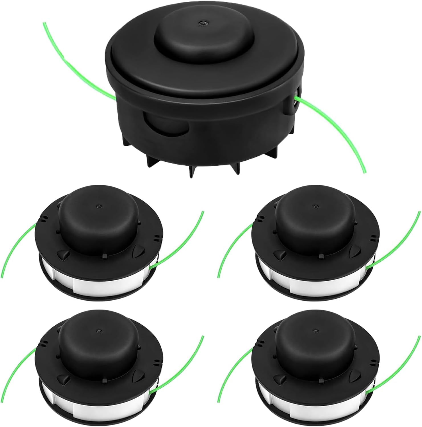 Tête De Rechange C2-2 Et Bobines Pour La Débroussailleuse Stihl Fsa 56, 1 Tête De Rechange Pour La Débroussailleuse Et 4 Bobines De Fil De Coupe-bordures