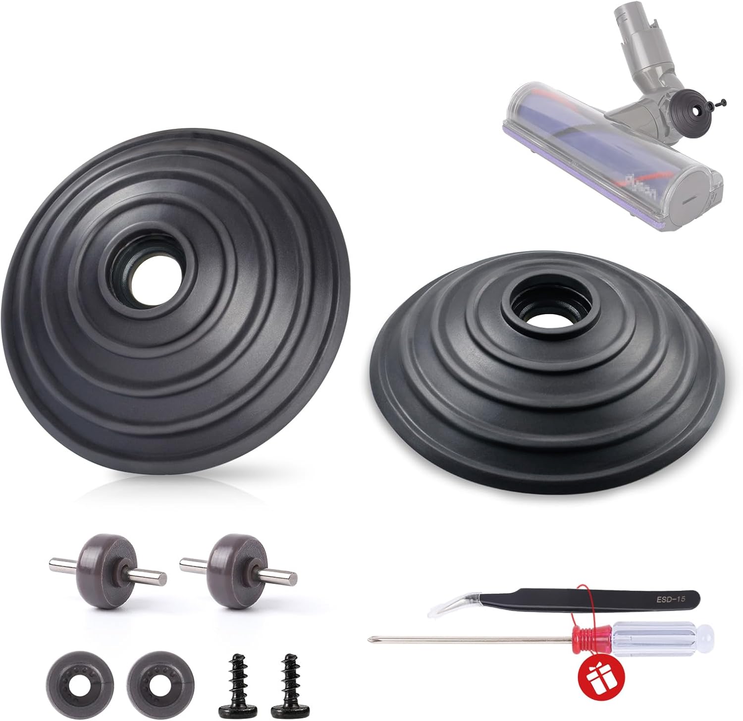 Roues De Rechange Pour Aspirateurs Dyson V6, V7, V8, V10, V11, V12, Dc58, Dc59, Dc62, Dc74, 35w, 50w