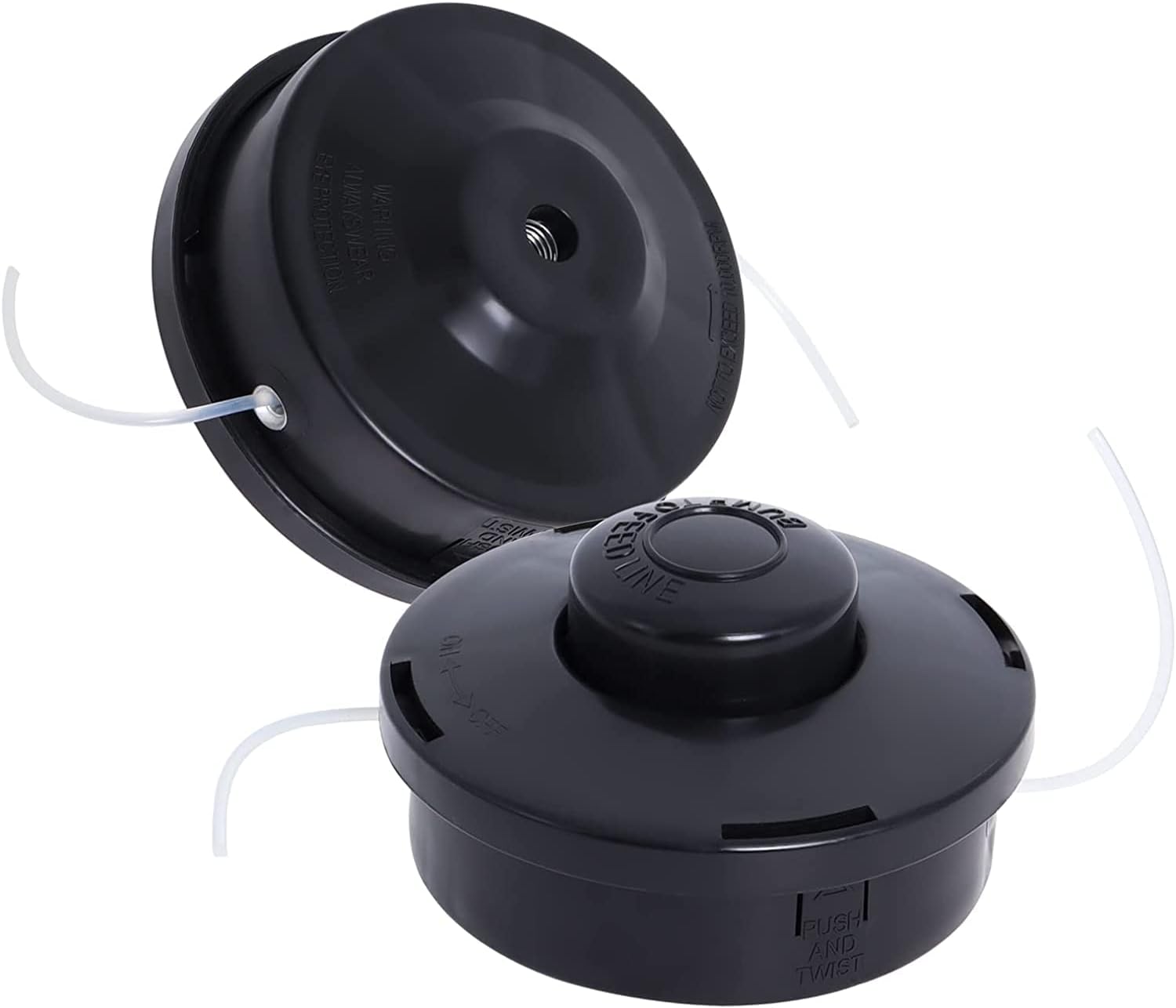 Têtes De Débroussailleuse Universelles M10 X 1,25, Tête De Bobine Universelle Pour Débroussailleuses À Essence, Compatible Avec Les Coupe-bordures Électriques Et À Essence (2 Pièces)