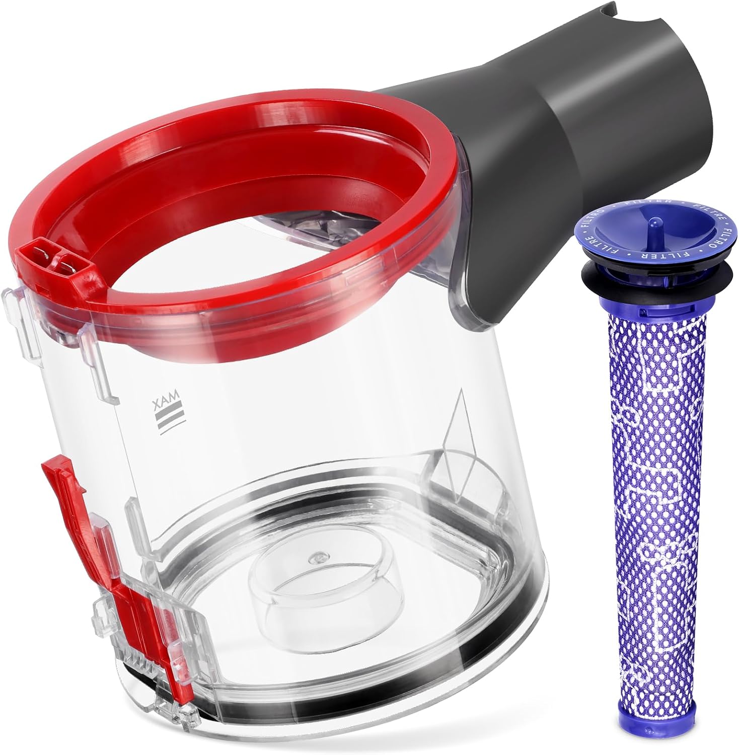 Bac À Poussière Pour Aspirateurs Dyson V7, V8, Sv11 Et Sv10, Accessoire V8, Bac V7, Référence 967699-01