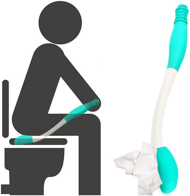 Aide Aux Toilettes, Dispositif De Soutien Pour Toilettes, Ustensiles De Toilettes, Poignée Pour Le Bas Du Dos, Nettoyeur De Toilettes À Long Manche Confortable, Poignée Extensible Pour Papier Toilette