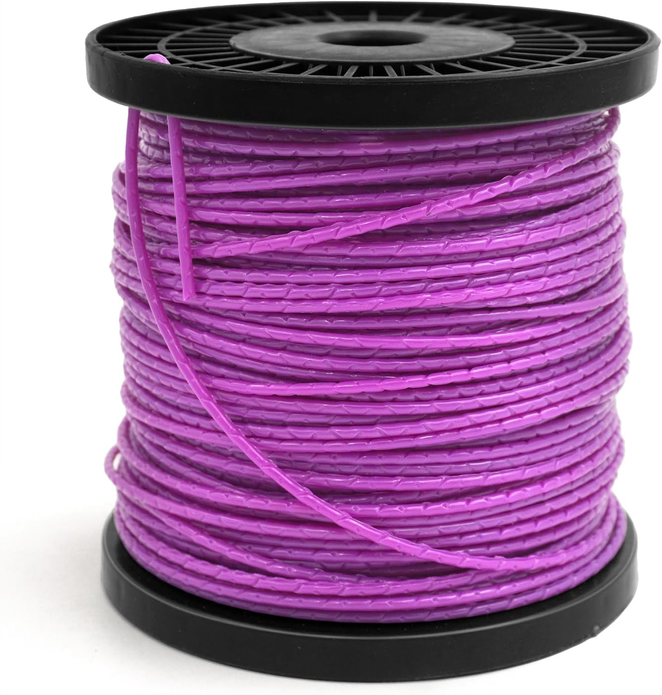 Fil De Coupe Robuste En Nylon De 2,4 Mm (0,095 Po) X 86 M (282 Pi) Avec Rainures En Relief, Pour Débroussailleuse.