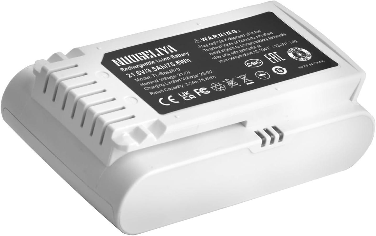 Batterie Lithium-ion De Remplacement Pour Aspirateur Samsung Jet70 Vs15t7032p4 Vca-sbt90e 21,6 V 3,5 Ah