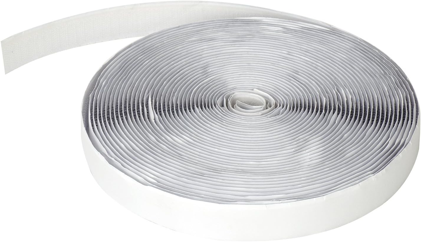 Bande Auto-agrippante Pour Moustiquaires Magnétiques - Bande Auto-agrippante - (12 M X 2 Cm, Blanc)