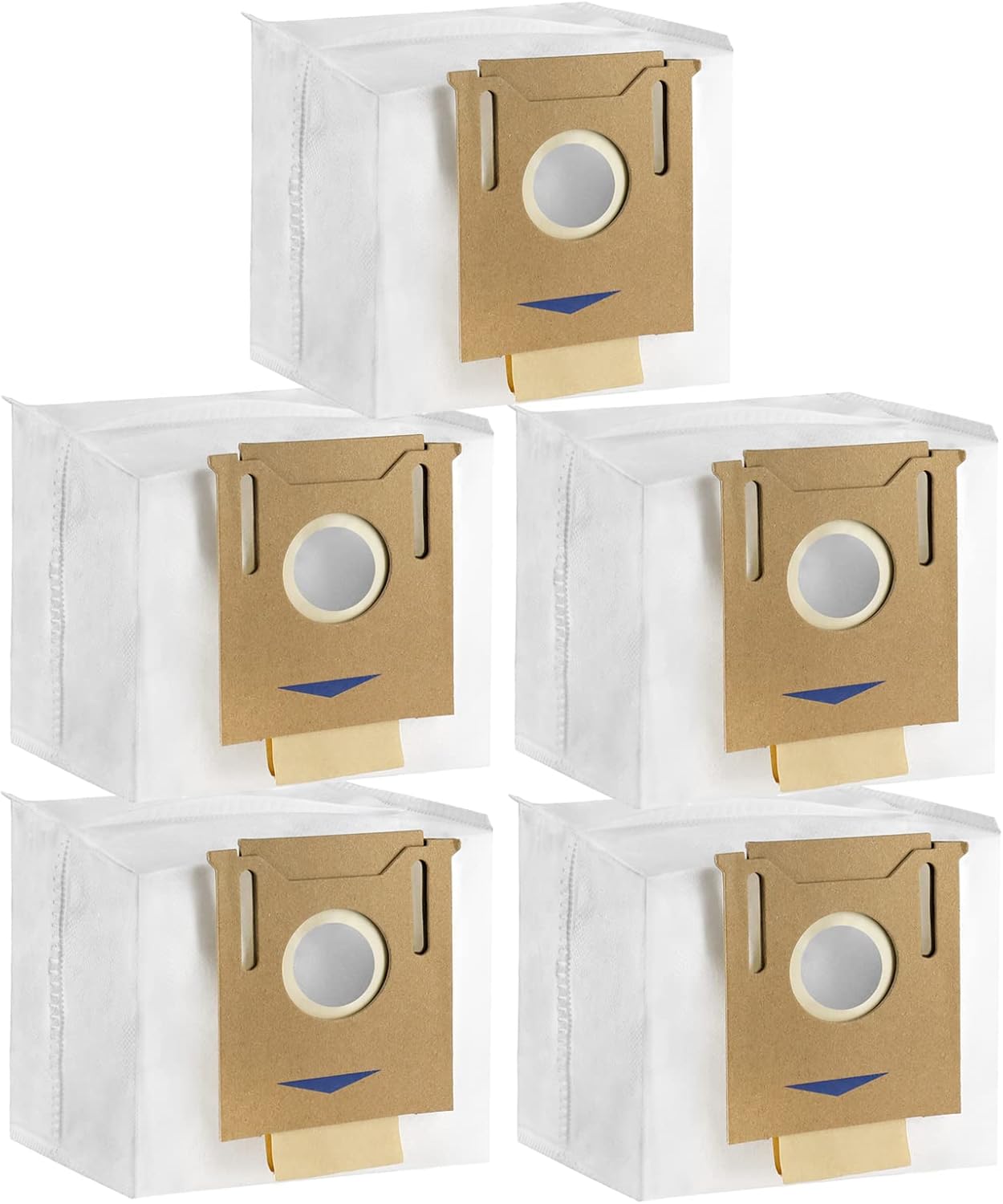 Lot De 5 Sacs Pour Aspirateur Ecovacs Deebot Ozmo T8, T8 Aivi, T8+, T8max, N8 Pro Plus/n8 Pro, N8 Pro+, T9 Aivi, T9 Pro, T9 Max, Dx93, Ddx96 Et Yeedi K781+ – Pièces De Rechange