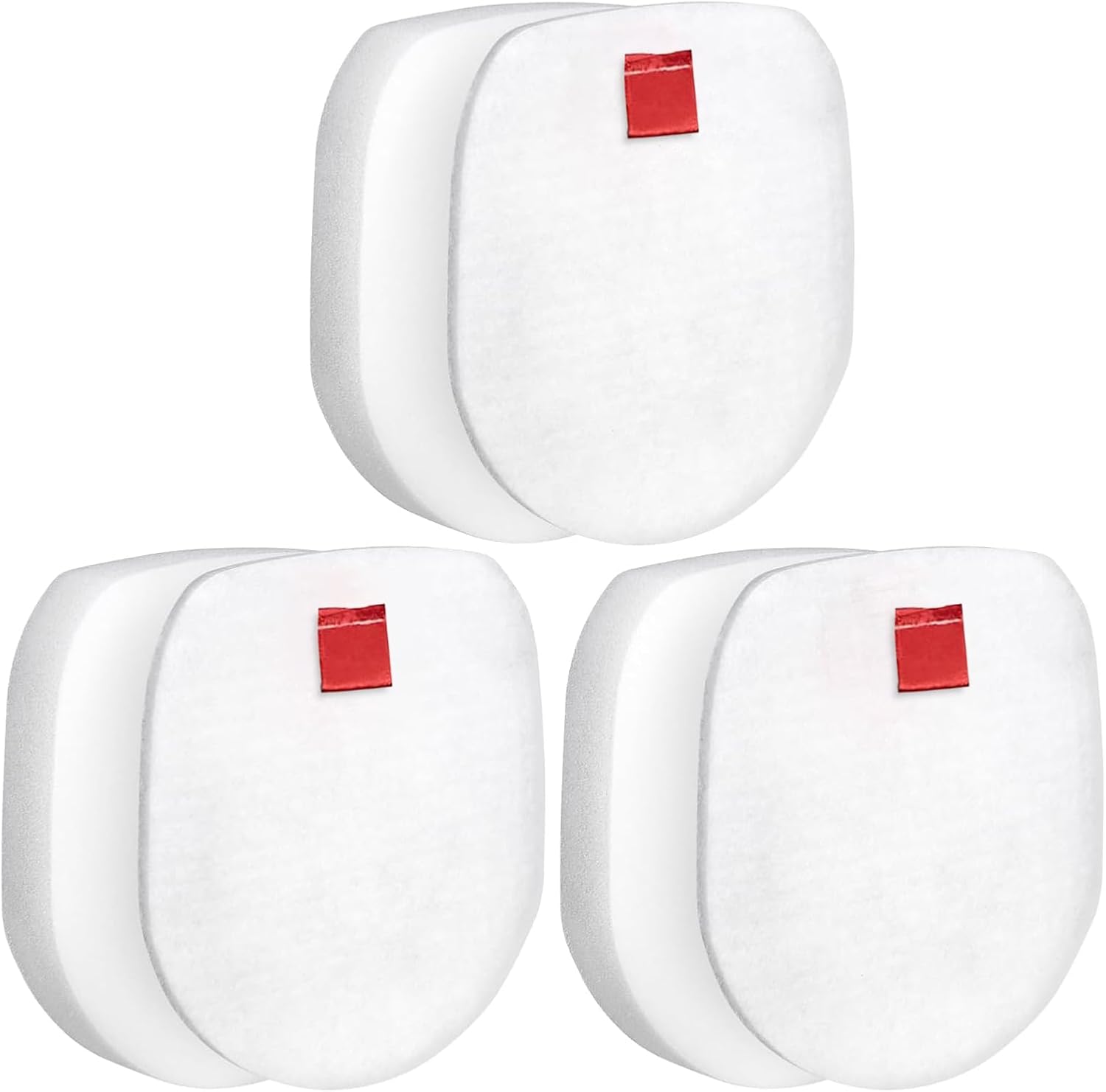 Lot De 3 Filtres De Rechange Pour Aspirateurs Sans Fil Shark Iz201uk Et Iz251uk, Compatibles Avec Les Modèles Shark Ic300, Iz251ukt, Iz201ukt, Iz201uktsb, Iz202sm, Iz201me Et Iz201eut.
