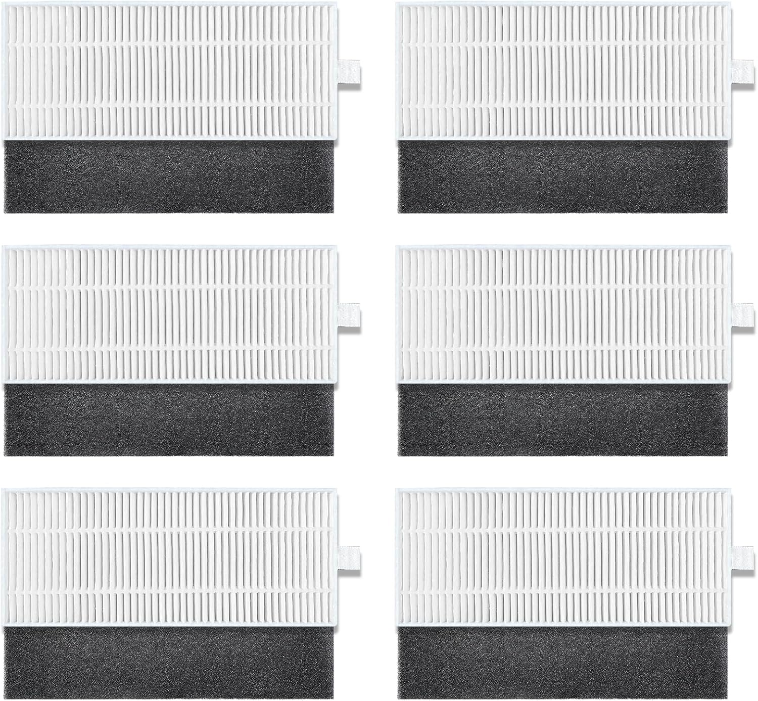 6 Filtres De Rechange Réutilisables Pour L'Aspirateur Balai Sans Fil Lefant M330 Pro, Pièces De Rechange Pour Le Filtre À Eau