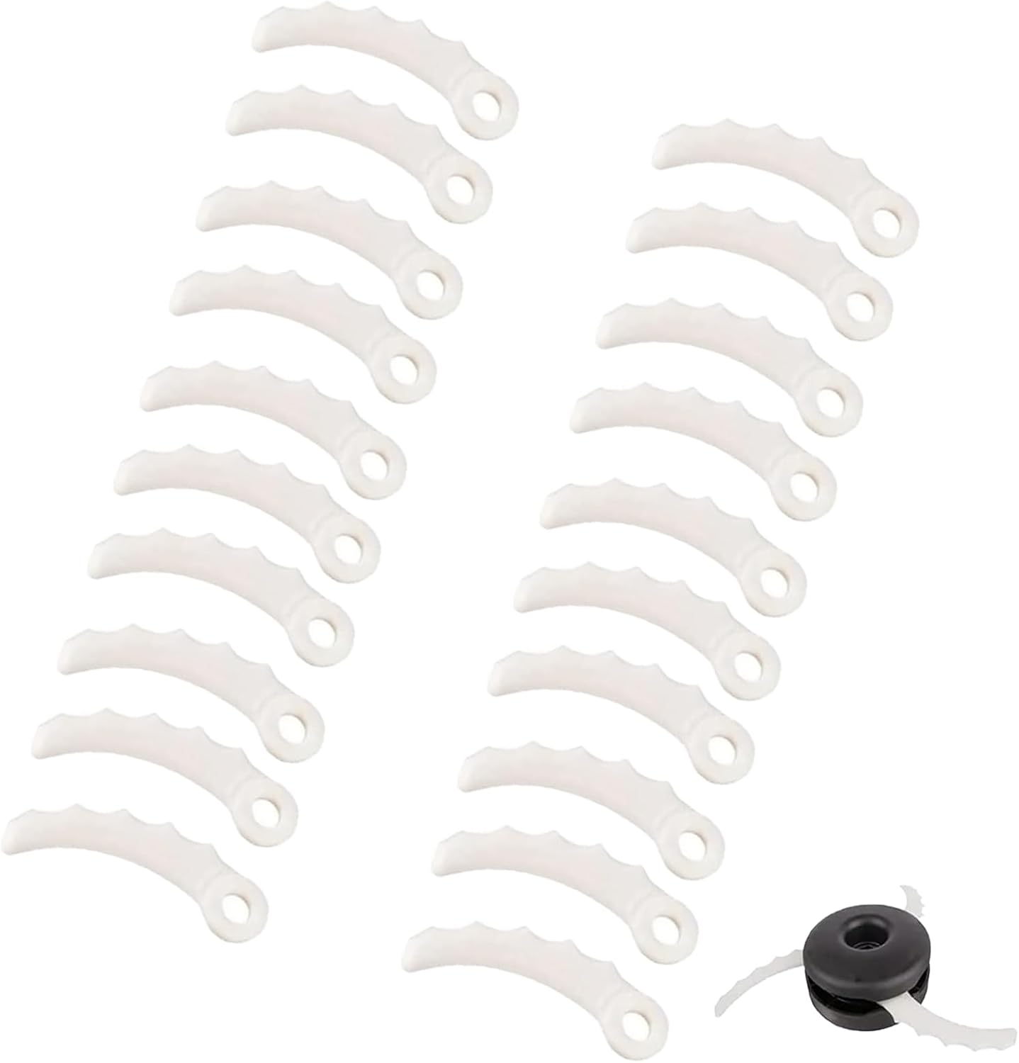 Lot De 20 Lames De Rechange En Plastique Pour Débroussailleuses Makita 198426-9, 198383-1, Dur368az, Dur369az, Dur368lz