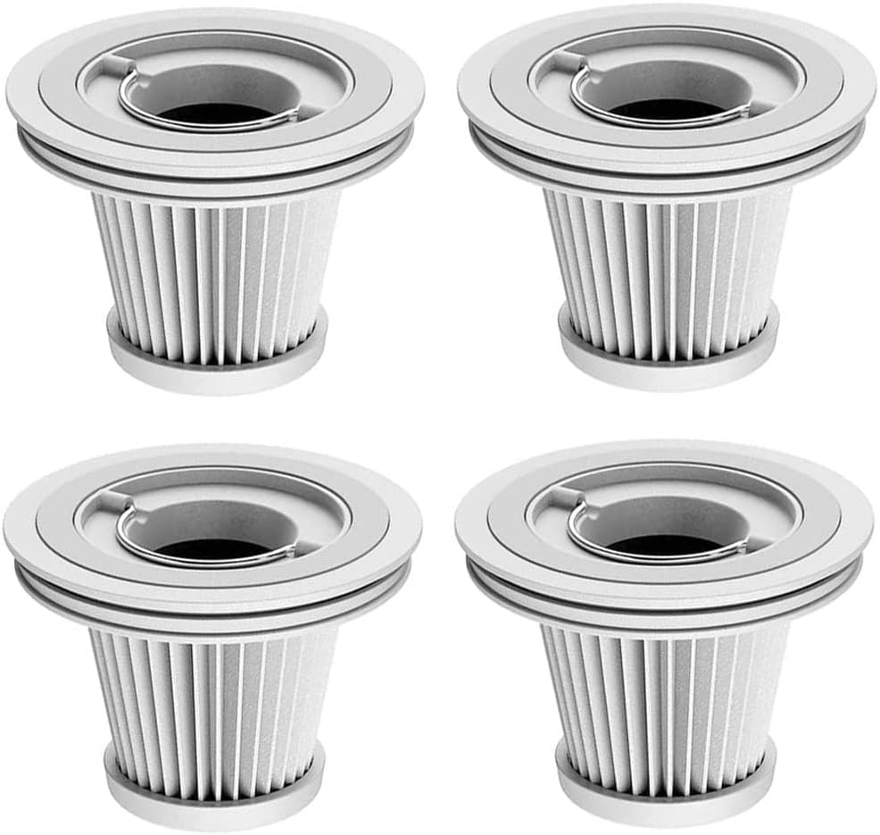 Lot De 4 Filtres Hepa Pour L'Aspirateur Sans Fil Xiaomi Mijia Ssxcq01xy – Pour La Maison Et La Voiture