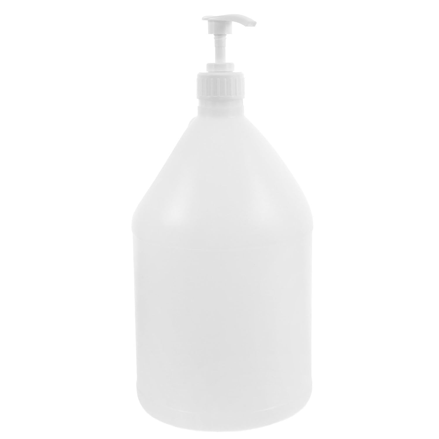 Jerrican En Plastique Blanc De 4 Litres Avec Pompe À Main Et Poignée, Seau Portable Pour Le Stockage Et La Distribution D'Eau Dans Le Secteur Privé Ou Industriel
