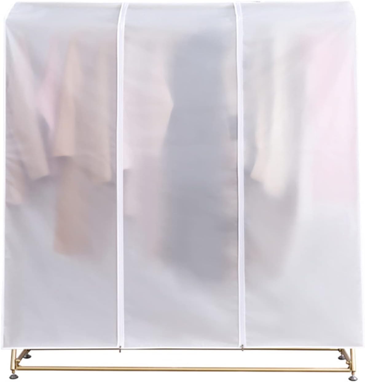 Housse De Protection Pour Porte-vêtements – 120 X 50 X 150 Cm – En Peva De Haute Qualité – Épaisse, Translucide Et Anti-poussière – Avec Fermeture Éclair