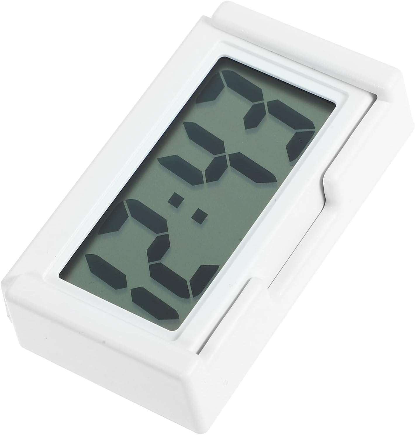 Petite Horloge Numérique Blanche, Silencieuse Et Autocollante Pour Le Tableau De Bord De La Voiture, Également Adaptée Aux Enfants