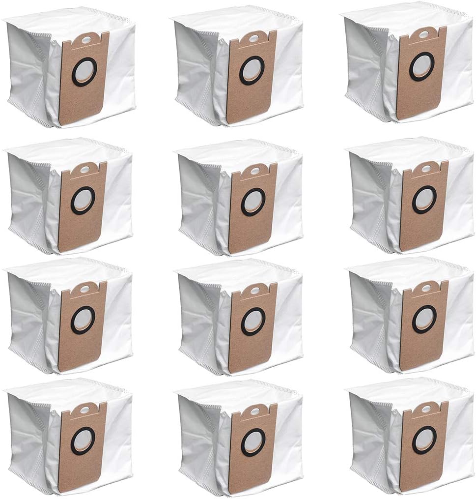 Lot De 12 Sacs À Poussière Étanches Grande Capacité Pour Les Aspirateurs M7 Pro, M8 Pro Et M7 Max
