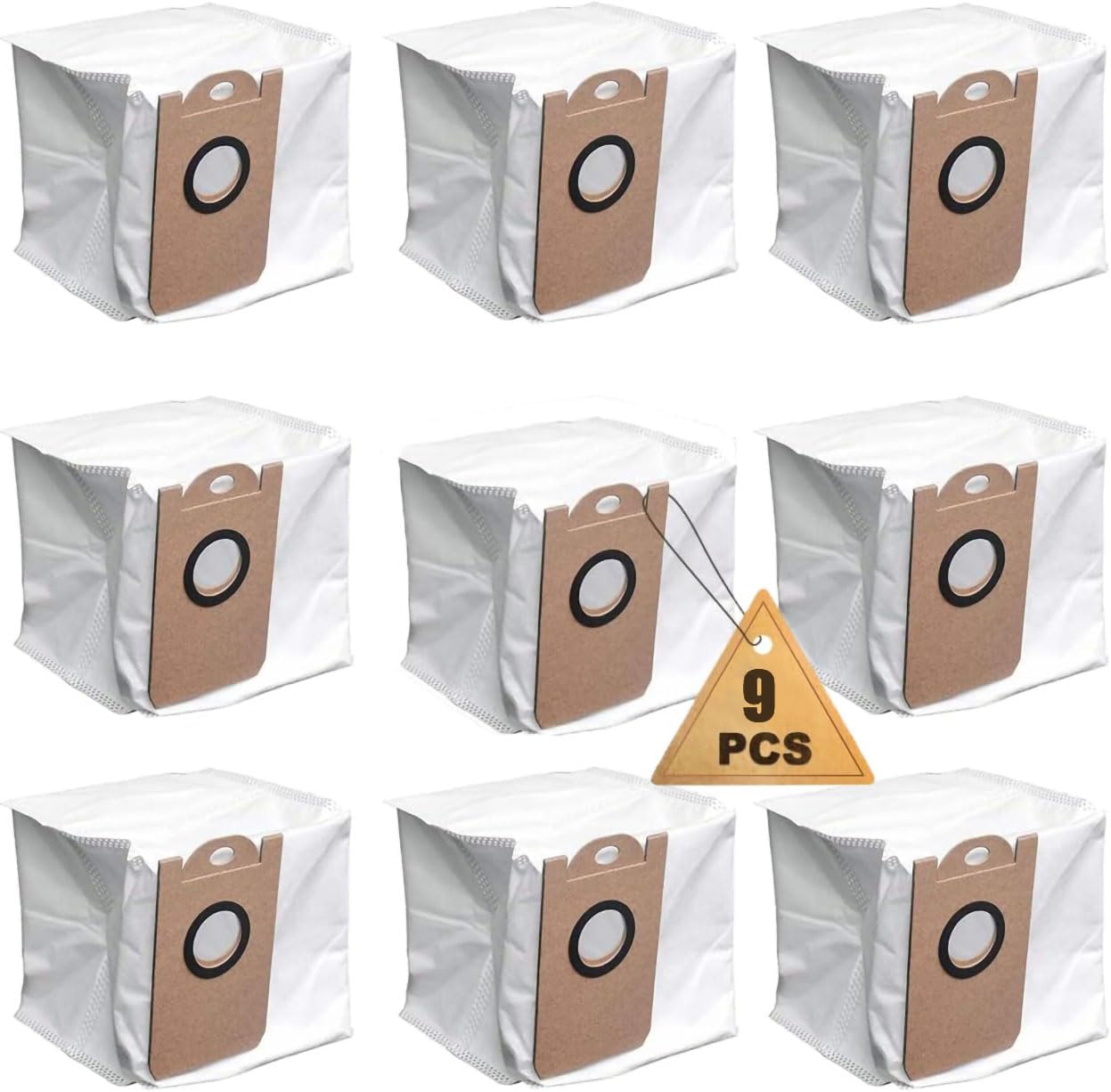 Lot De 9 Sacs À Poussière Imperméables Grande Capacité Pour Aspirateurs Proscenic M7 Pro Et M7 Max