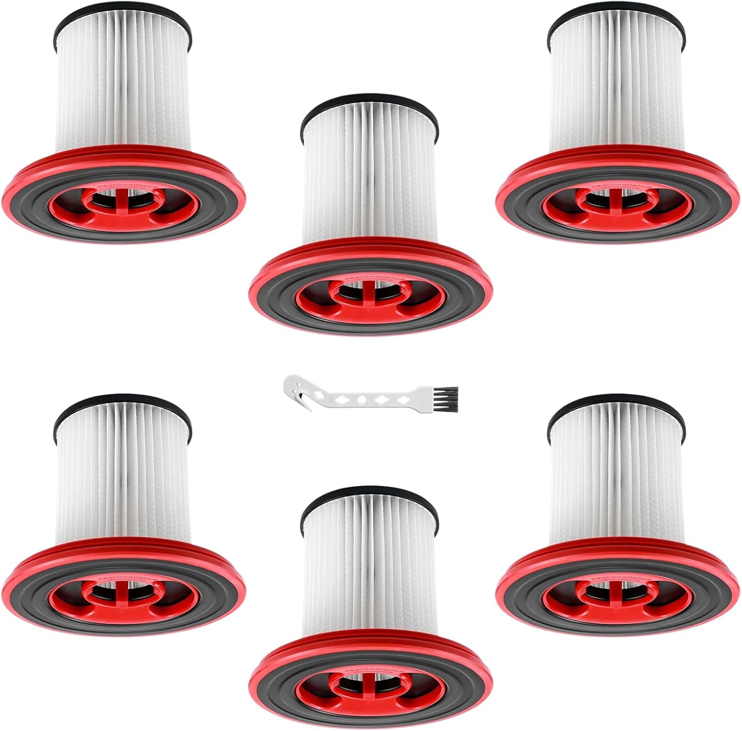 Lot De 6 Filtres De Rechange Pour Aspirateurs Bosch Unlimited Série 7 Bss715carp Bss711w Bks711mtb Bcs711a Bbs712a (référence 12040193)
