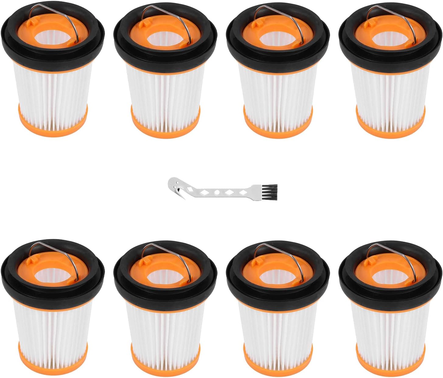 Ensemble De 8 Filtres Accessoires Pour Aspirateur À Main Sans Fil Shark Ion W1 W2 W3 Wv200 Wv200eu Wv201 Wv205 Wv220 (remplace Xhfwv200)