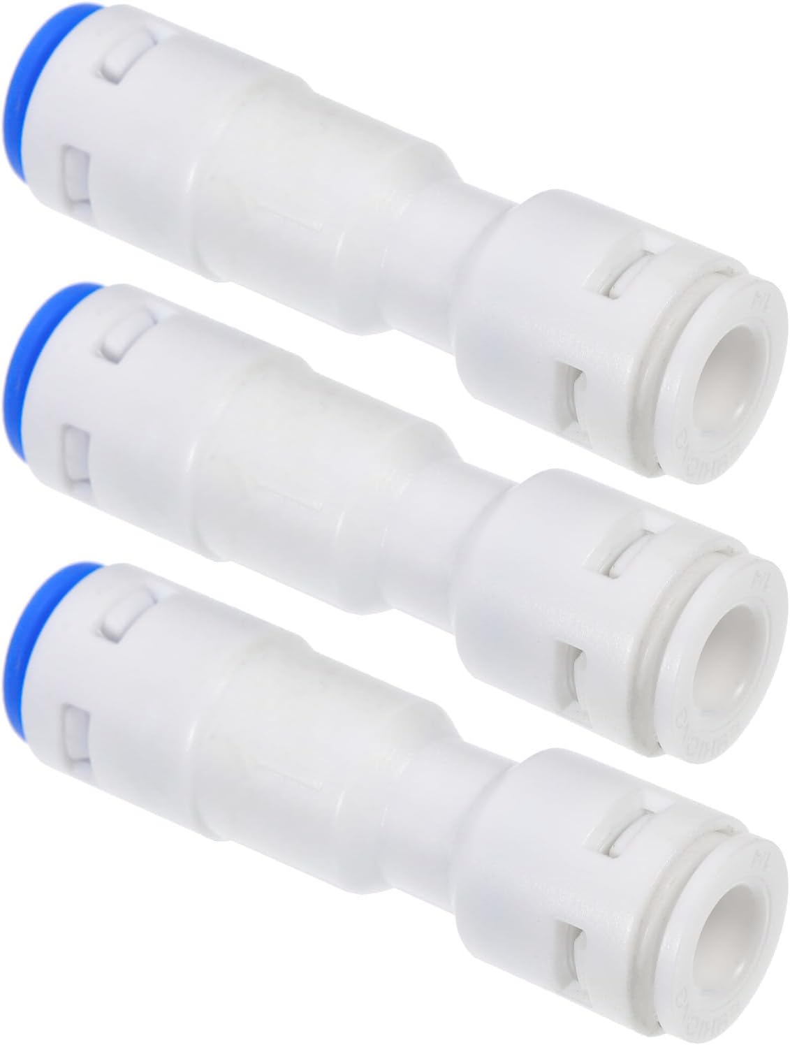 1/4"-raccord De Filtre À Eau, Vanne D'Arrêt À Usage Unique, Boîtier En Plastique Robuste Et Épais, Ensemble De 3 Pièces, Adapté À Un Usage Privé Et Commercial