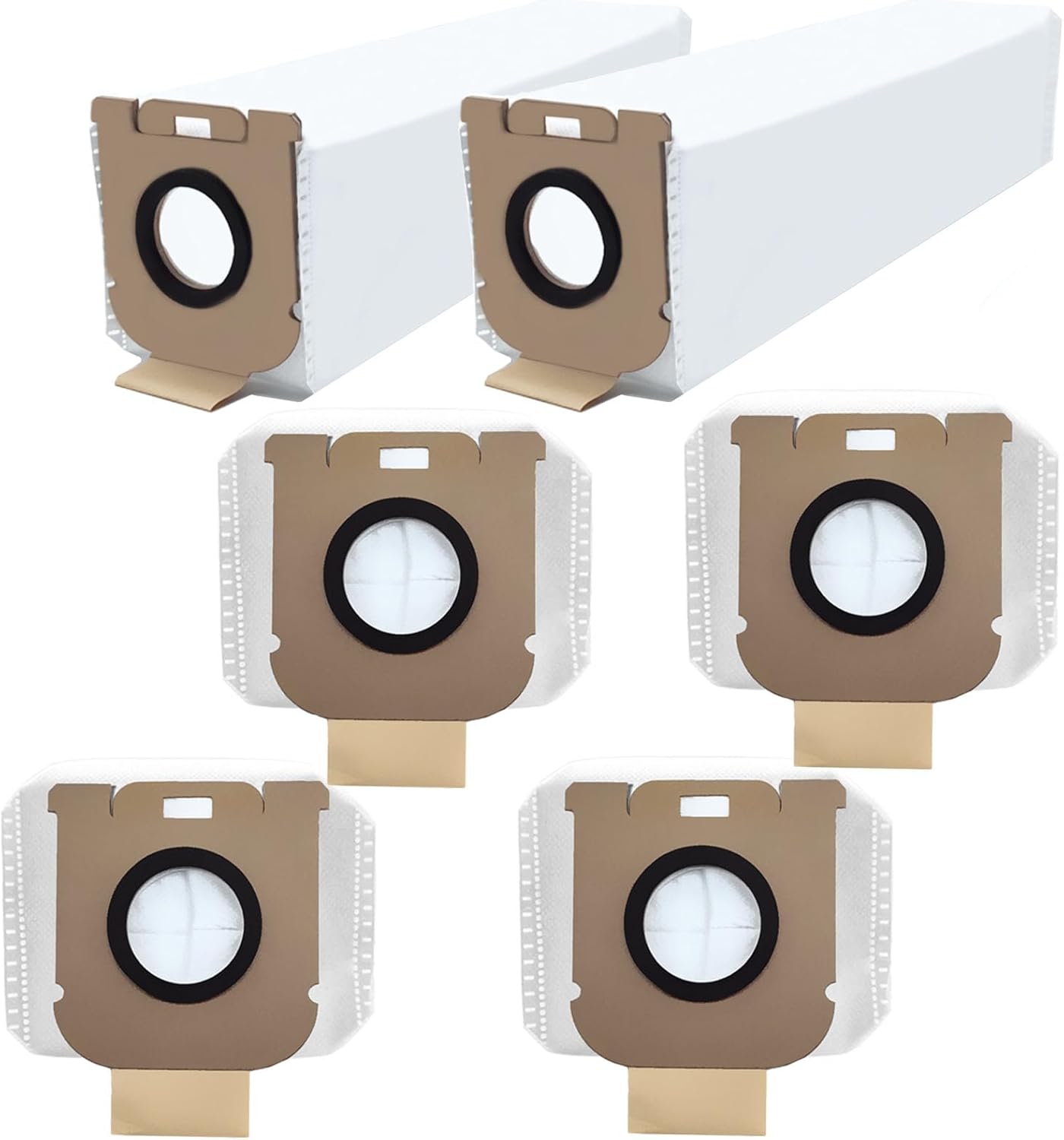 Ensemble De 6 Sacs À Poussière Pour Aspirateur À Main Dreame Z10 Station, Pièces De Rechange, Grande Capacité, Sacs À Poussière Non Tissés