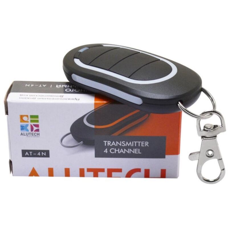 Flammkraft Alutech At-4n 433,92 Mhz Fernbedienung Für Garagentore Und Einfahrtstore, 4 Kanäle