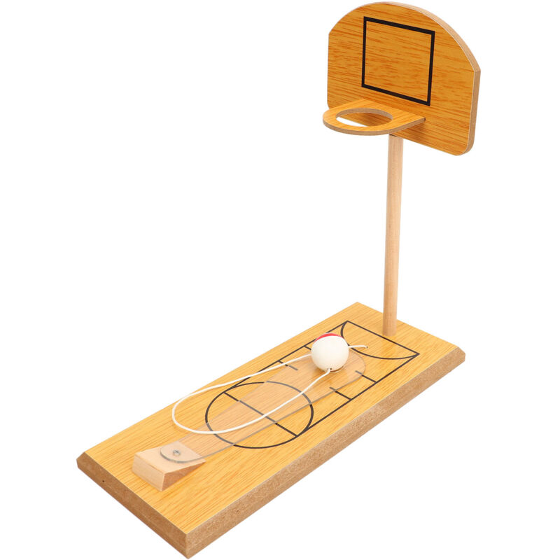 Basketballspiel Aus Holz Für Kinder – Fingerwurfkorb, Ideal Für Die Eltern-kind-interaktion