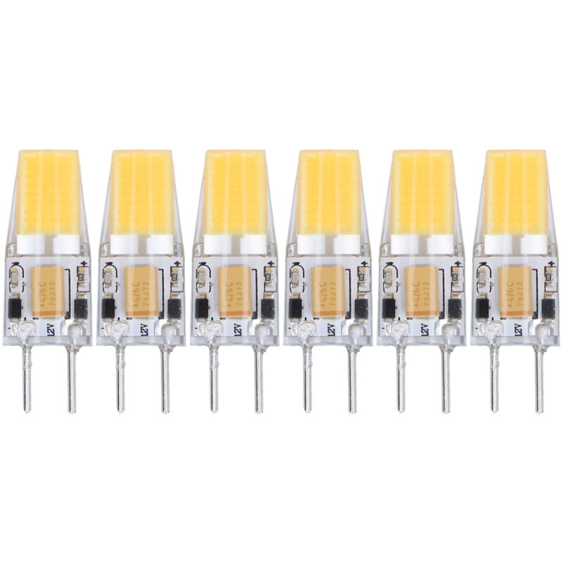 6 Stück 5w Gy6.35 12v Ac/dc Cob Energiesparlampen Für Wohnzimmer-deckenleuchten, Silikon-led-leuchte