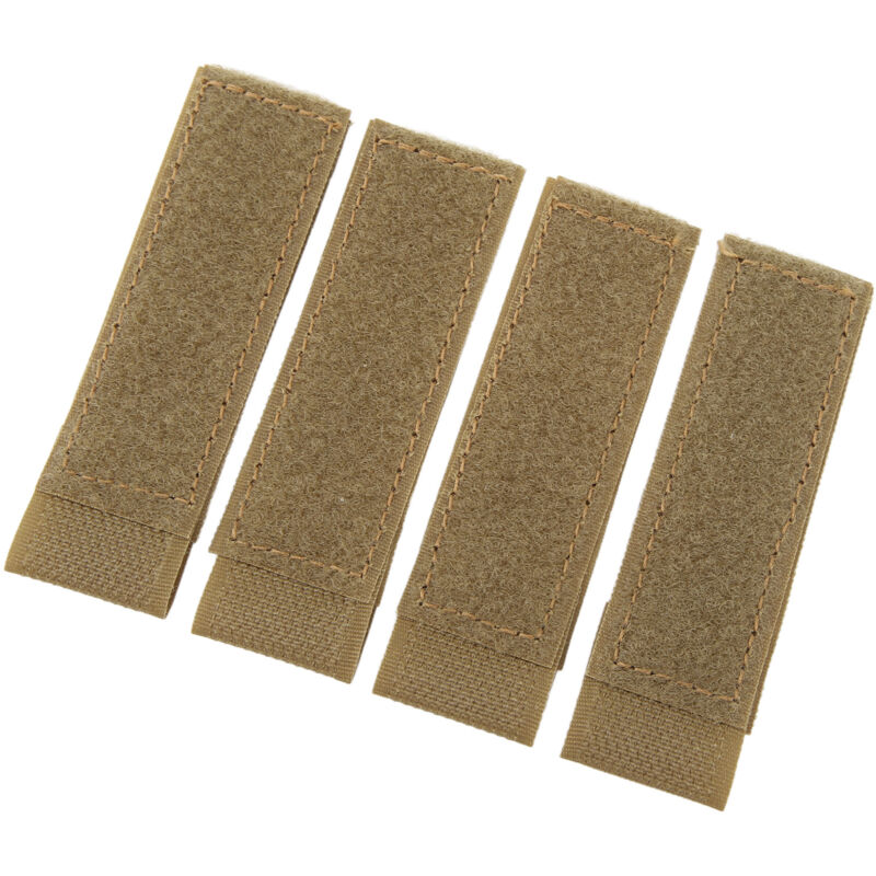 4 Stück Nylon-patch-molle-befestigungen Für Trainingswesten, Jagd, Schießsport, Taktische Spiele, Khaki