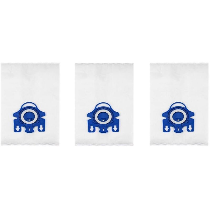 Flammkraft – Kompatibel Mit Miele Gn Staubsaugern: 3d-vlies-staubbeutel (3er-pack) – Blau