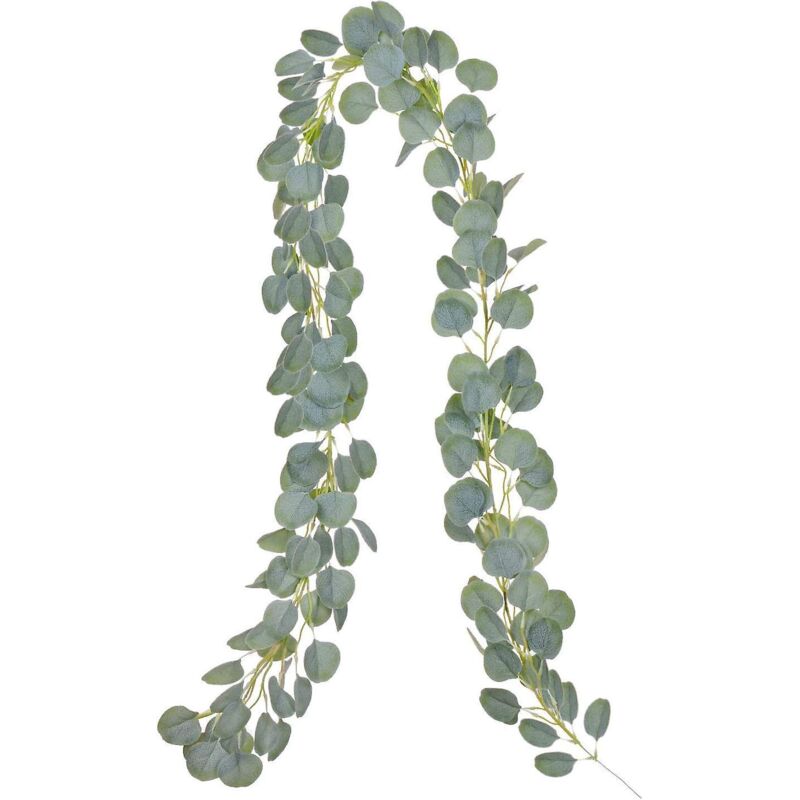 Künstliche Eukalyptusgirlande, Eukalyptusblätter, Handgefertigte Eukalyptusranke, Grüne Blättergirlande, Wanddekoration Für Hochzeiten