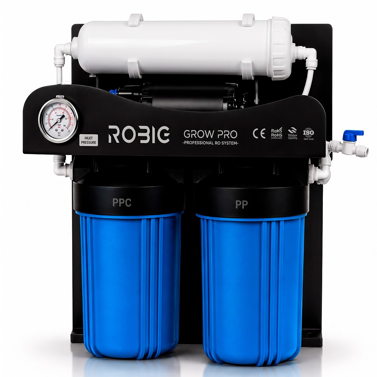 Robig Grow Pro – Umkehrosmoseanlage 600 Gpd Für Hydroponik Und Pflanzenzucht