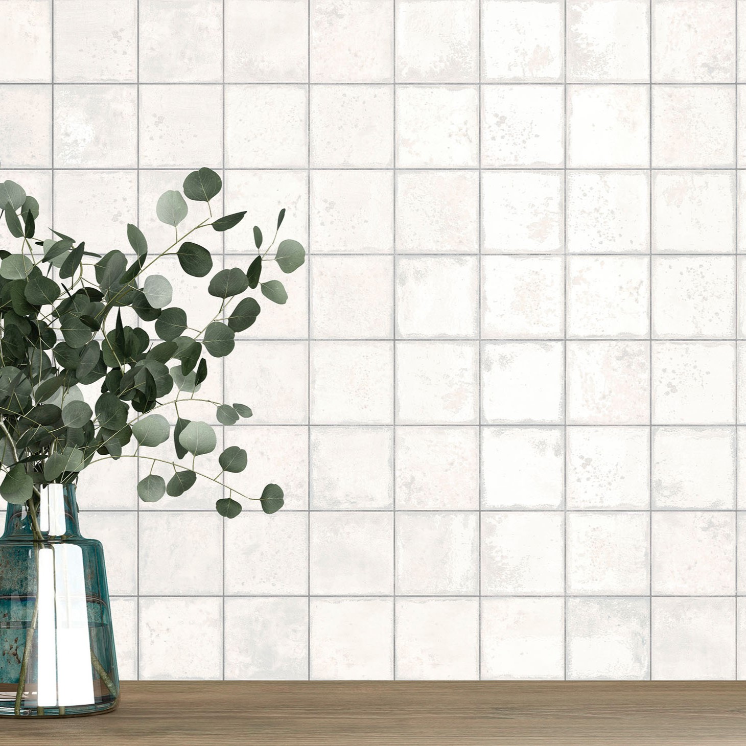 Premium Feinsteinzeugfliesen Era White 12x12 Cm Glänzend – Rustikales Design Für Alle Wandarten