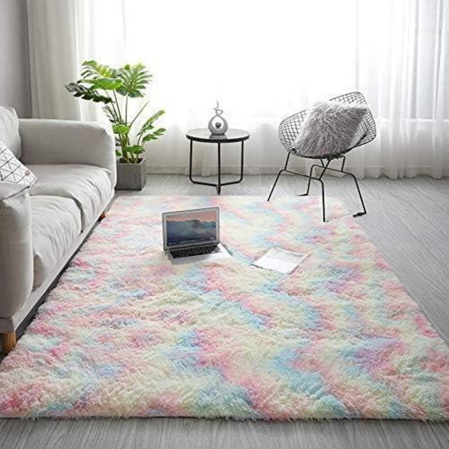 Teppich Zottelteppich Wohnzimmer Schillernd 60 X 120 Cm (rechteckig)