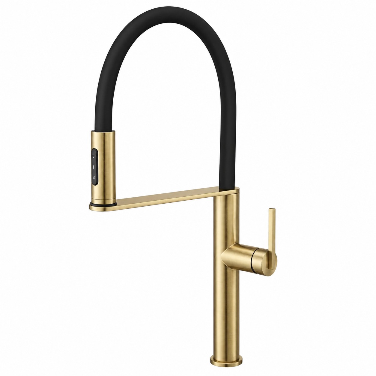 Hochwertige Küchenarmatur In Gebürstetem Gold Pvd Mit Doppelstrahl-magnetbrause Nice Maxima Rb5205-po Gebürstetes Gold-pvd