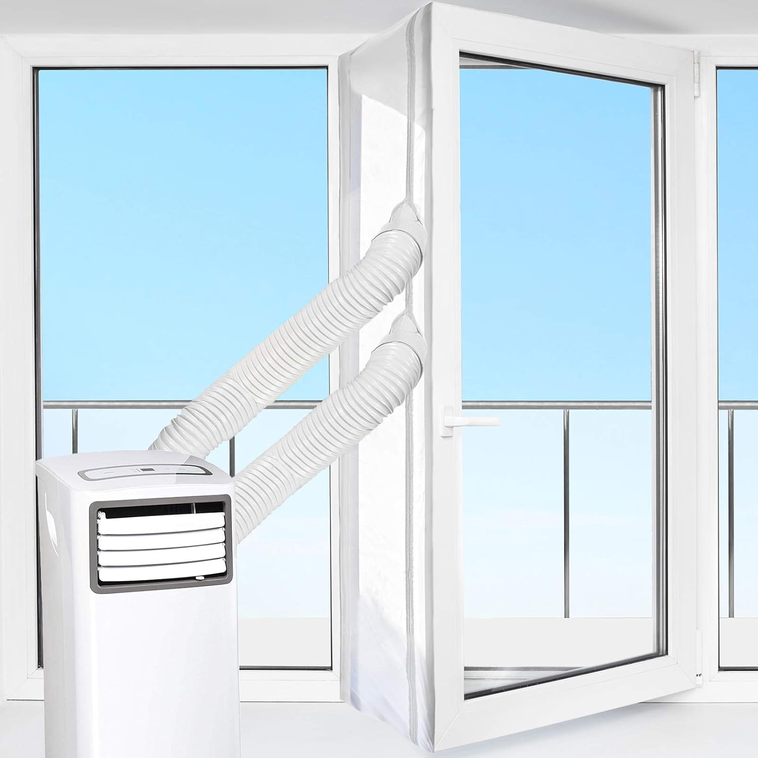 Joint D'Étanchéité De 600 Cm Pour Fenêtres De Climatiseurs Portables Et Sèche-linge – Compatible Avec Tous Les Climatiseurs Portables, Installation Facile