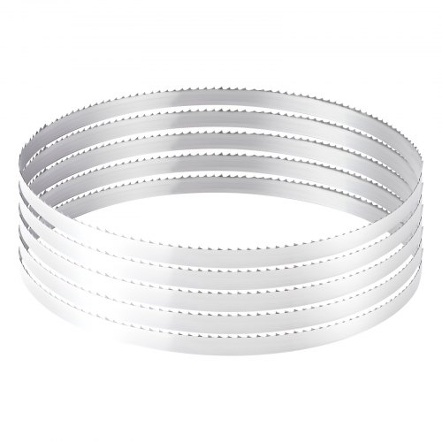 Bandsägeblatt, 2780x16x0,5 Mm, 4 Zpz, Mit 18 Hrc Gehärteten, Scharfen Zähnen, Sk5 Hochfester Kohlenstoffstahl, 16 Mm Breite, Ersatz Für Gängige Holzbearbeitungs-bandsägen, 1 Set
