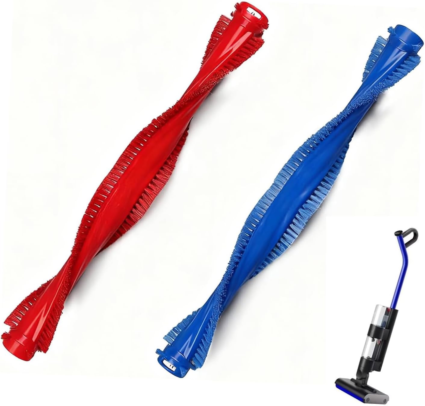 Lot De 2 Brosses De Rechange Pour Aspirateur Dyson Wash G1, Pour La Poussière Avant Et Arrière.