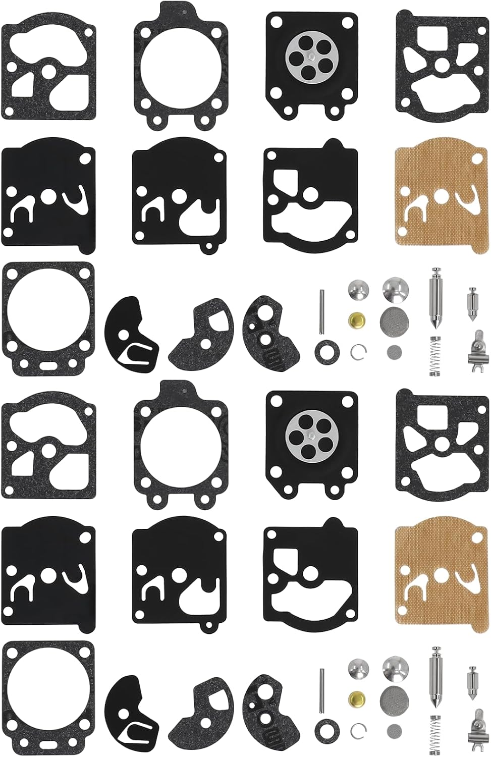 Kit De Réparation De Carburateur Avec Joint Et Membrane, Compatible Avec Les Carburateurs Walbro K10-wat Séries Wa Et Wt, Stihl, Husqvarna, Poulan, Mcculloch Et Echo, Lot De 2