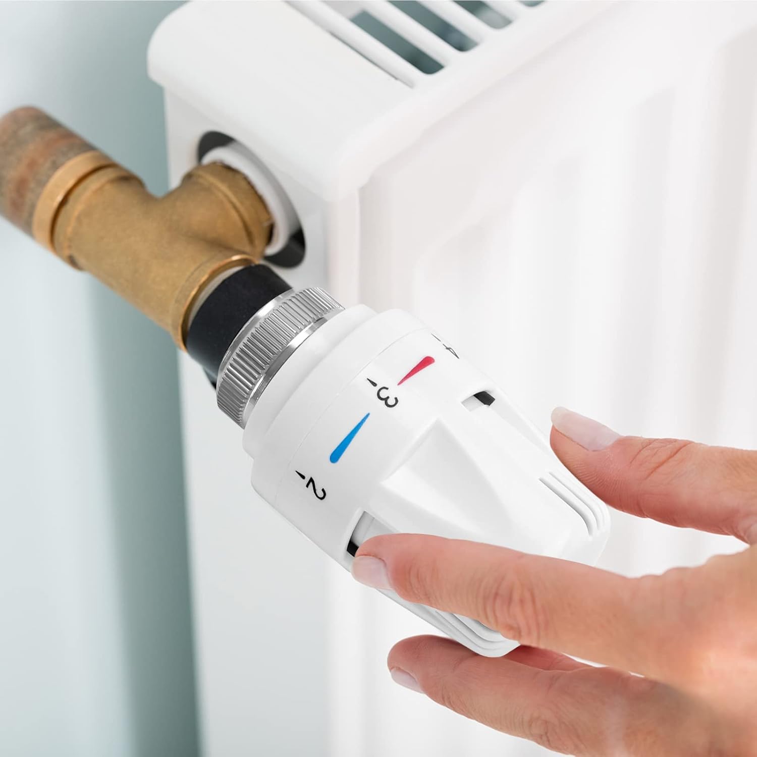 Tête De Thermostat, Vannes De Thermostat Pour Radiateurs, Tête De Vanne De Thermostat De Remplacement Pour Radiateurs, Vanne De Thermostat Pour Radiateurs Avec Thermostat M30 X 1,5