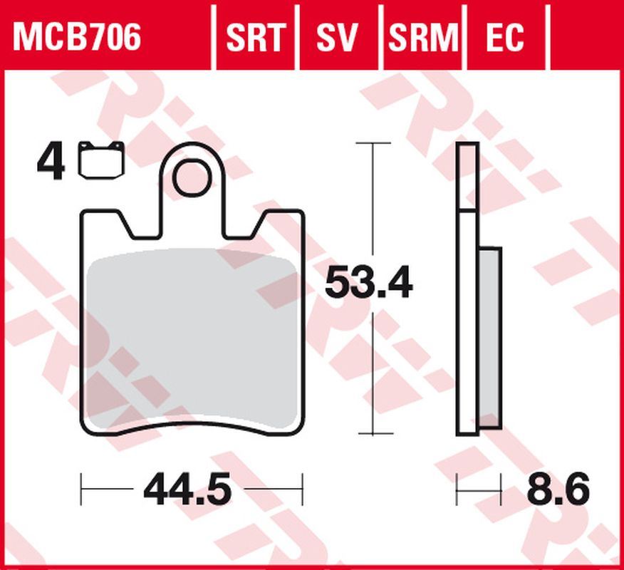 Trw Zf Bremsbeläge Kh283 Sinter Suzuki An 250 Burgman '98-'00, An 400 Burgman '01-'06, Sym Gts 125/250/300 '16-, Daelim Ql 125 '15-, Sl 125 Otello '07-, Sn 125 Bone '12-'16 Vorderachse