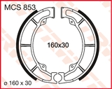 Trw Zf Bremsbacken (160 X 30 Mm) (k705) Kawasaki El/gpz/er/z/zl