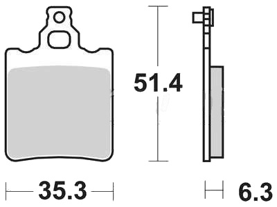 Trw Zf Bremsbeläge Kh60 Kh337 Organisch Für Aprilia Rs 50 (95-10), Rx 50 (91-03), Tuareg 125 (88-89), Ktm Sx 60 (98-00), Sx 65 (00-03), Hinten