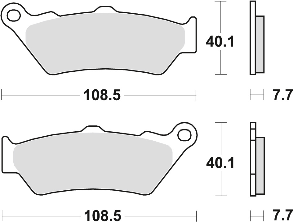 Trw Zf Bremsbeläge Kh209 Kh209/2 Sinter Street Aprilia Pegaso 650 97-10 Etv 1000 Caponord 01-09, Bmw F 650 / Cs / Gs / Dakar / St 94-08 G 650 08-14 F 700 / 800 / 750 / 850 Gs / Adv 08-, R 1200 Gs / Ad