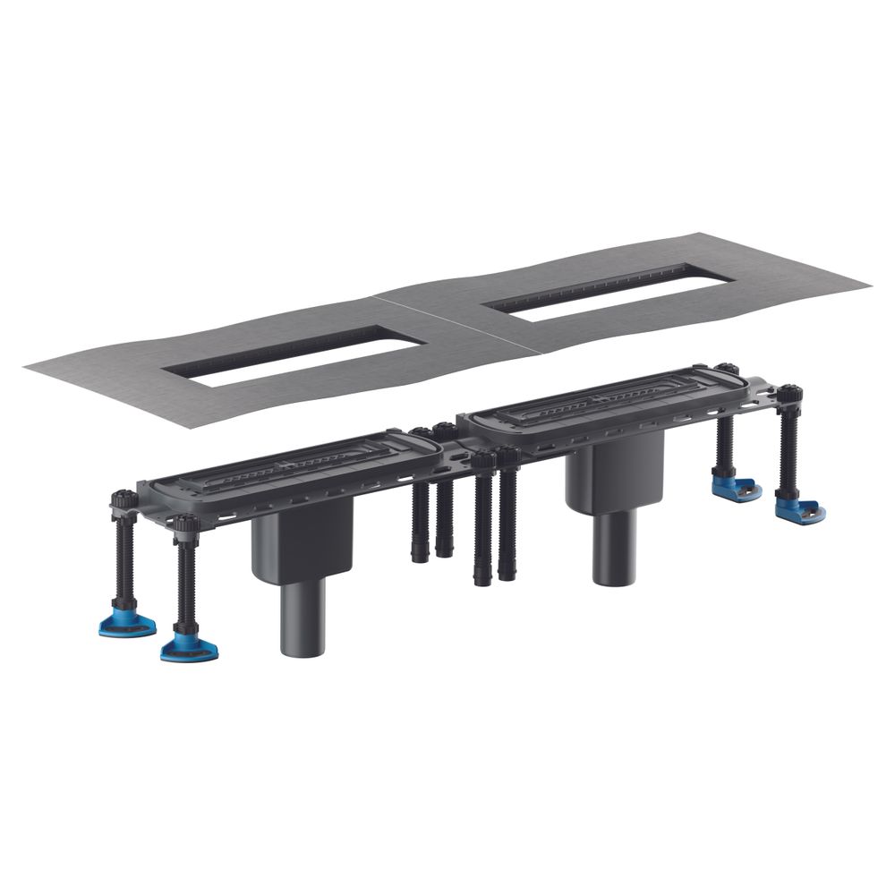 Dallmer Ablaufgehäuse Dallflex 2.0 Duo Senkrecht Dn 50, Pp, 570109