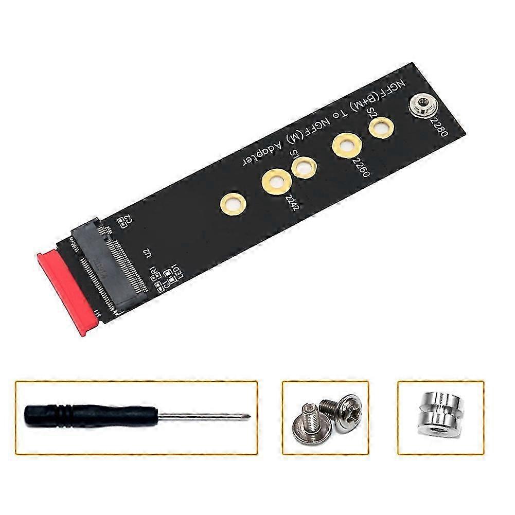 Adaptateur M.2 (ngff) Clé B+m Vers Clé M Pour Ssd Pci-e Compatible Avec Les Ssd M.2 De Type 2242/2260/2280 (clé M). Dimensions